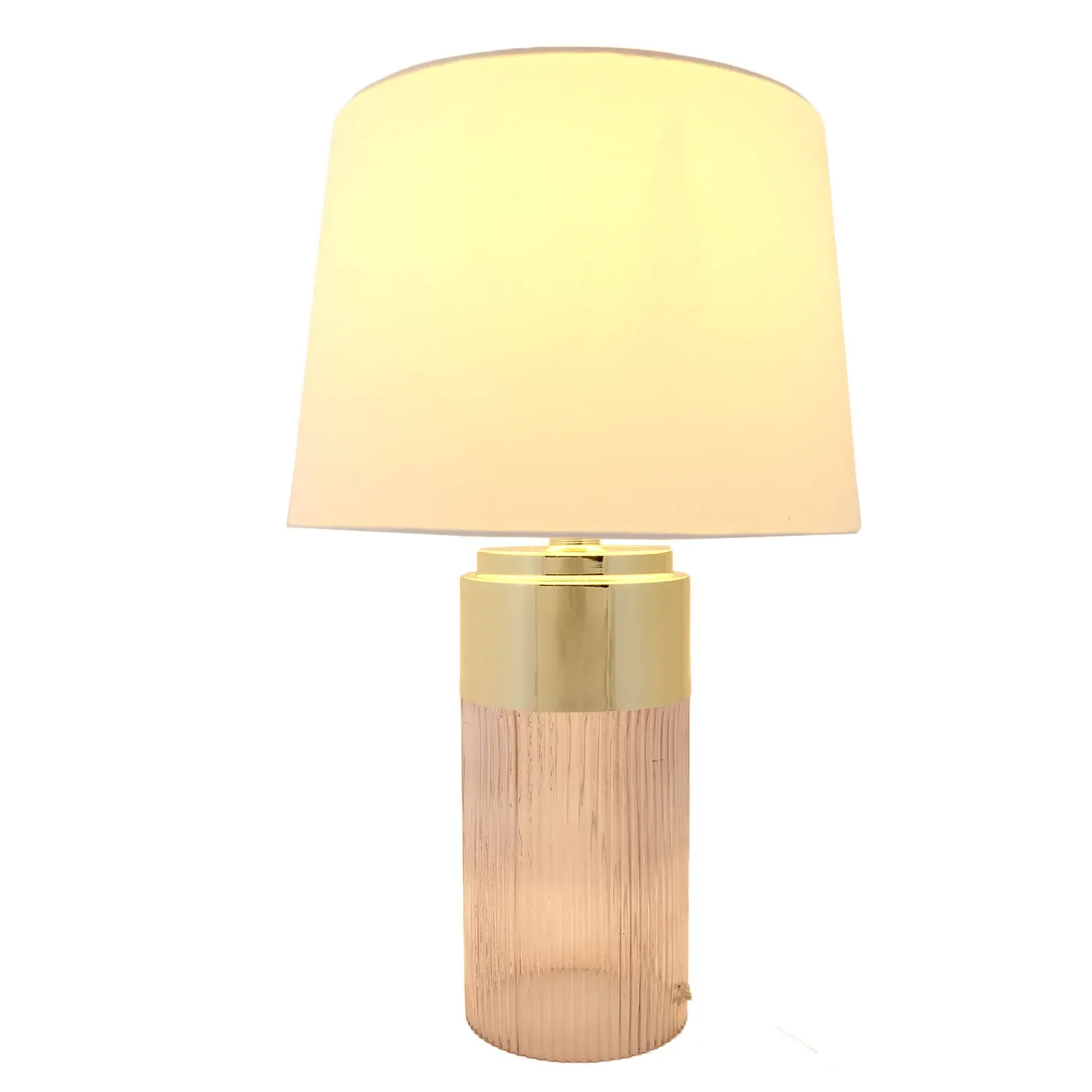 Penelope Table Lamp - Blush, Glass