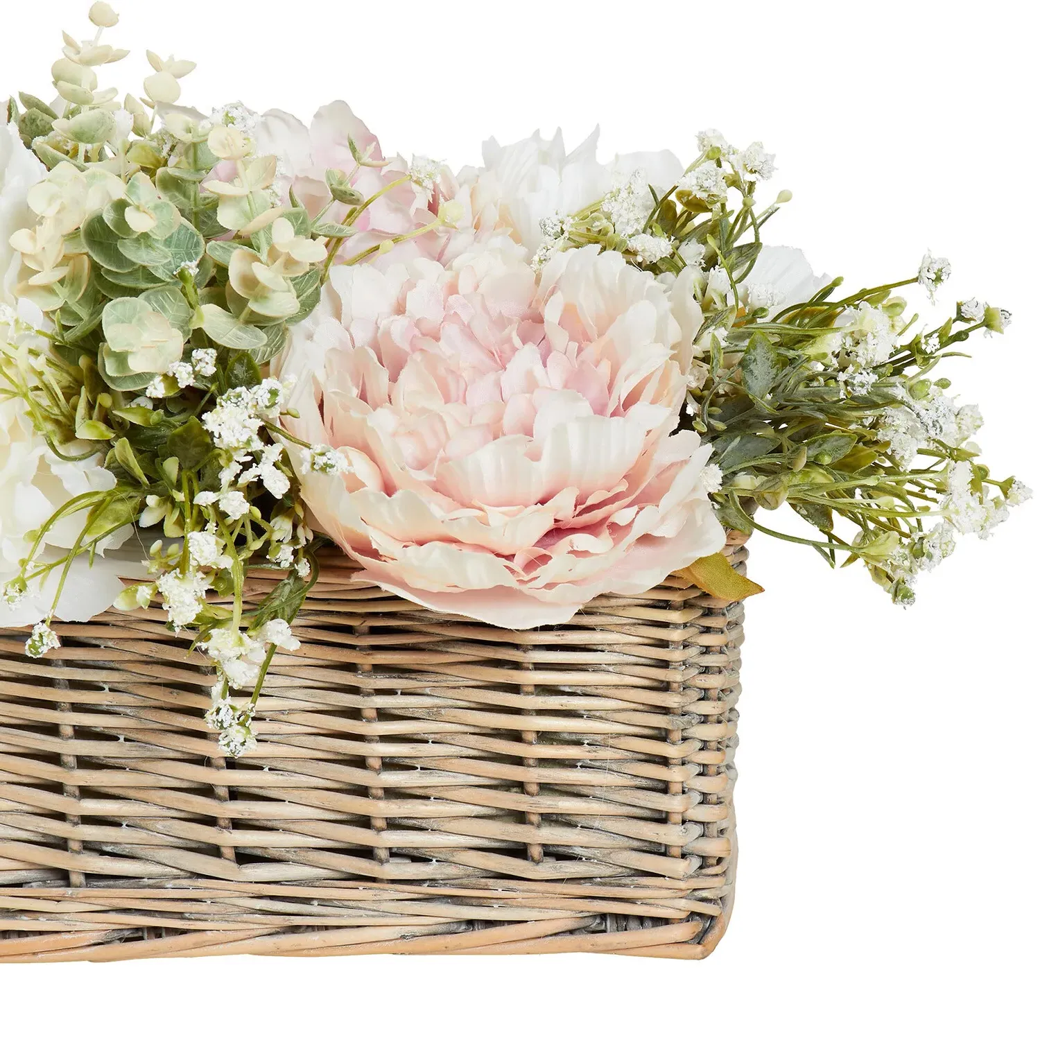 Peony Basket Arrangement
