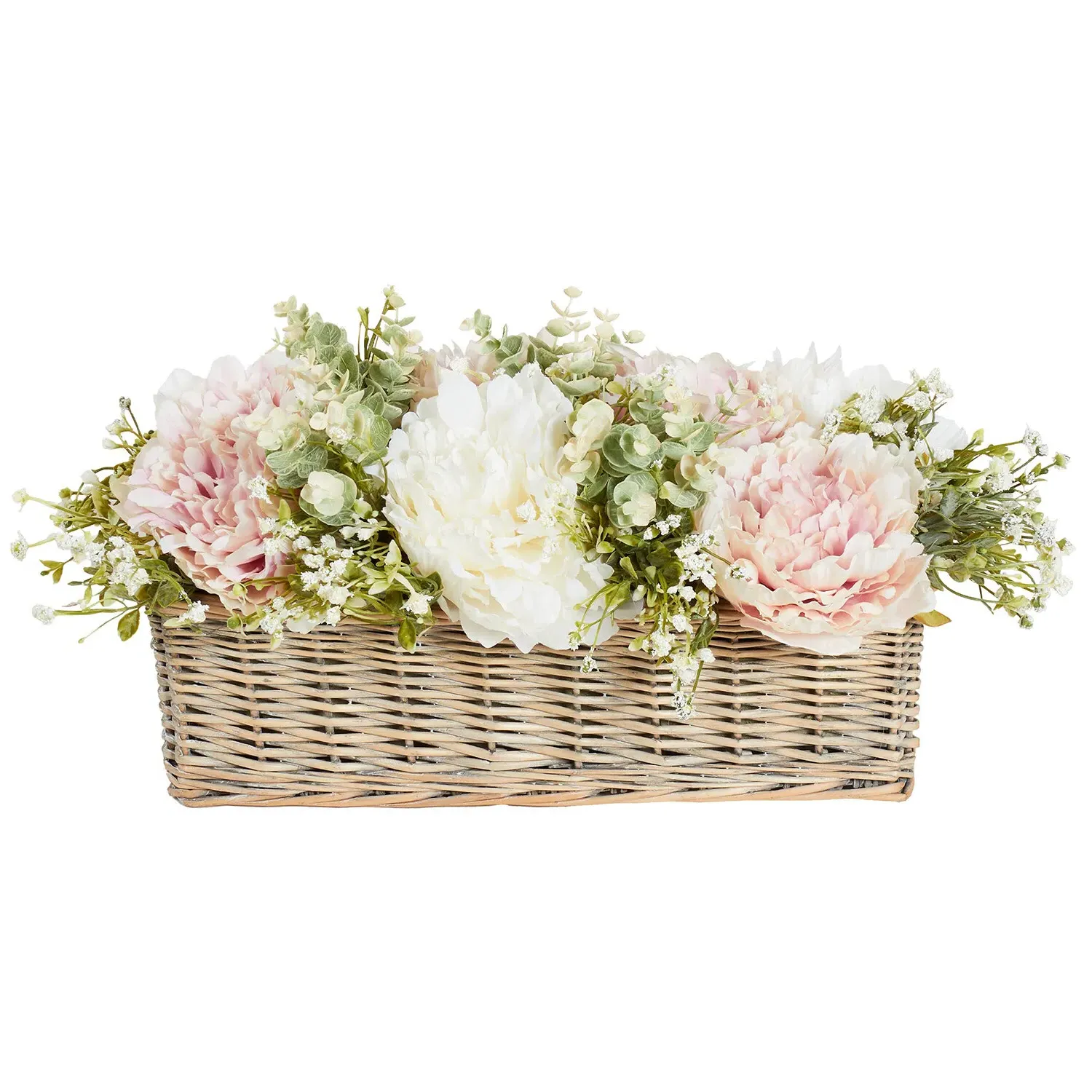 Peony Basket Arrangement