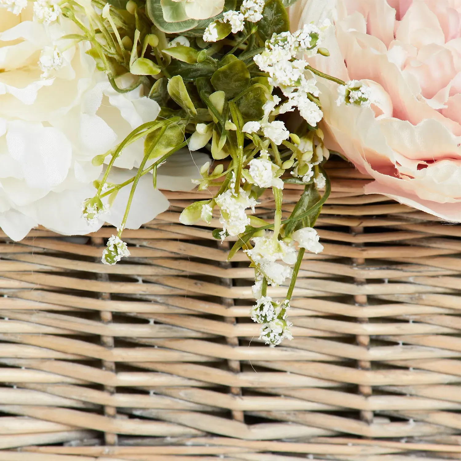 Peony Basket Arrangement