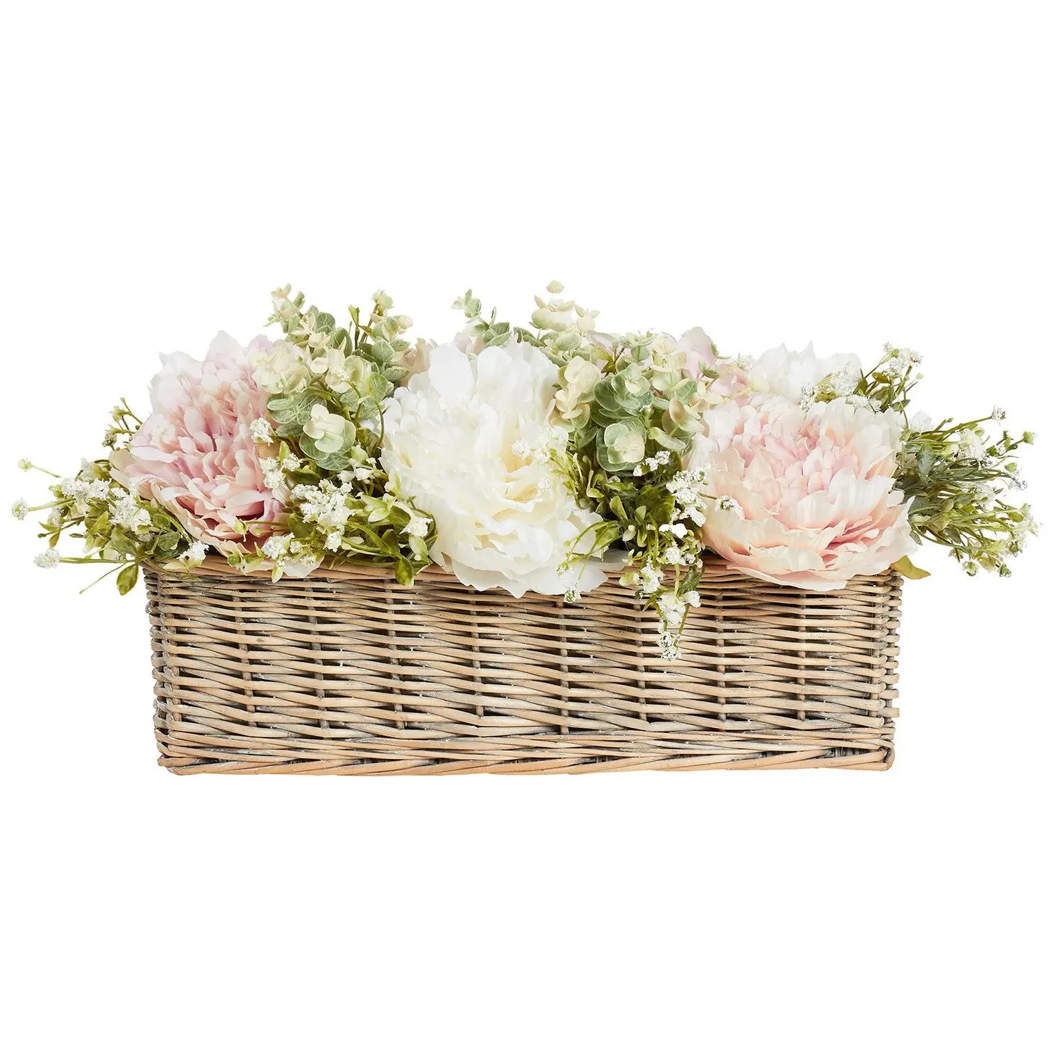 Peony Basket Arrangement