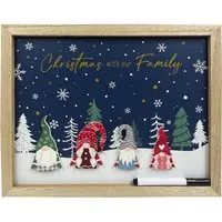 Personalise Your Family Gonks Plaque - Navy