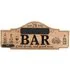 Personalised Bar Wall Sign - Wood Effect