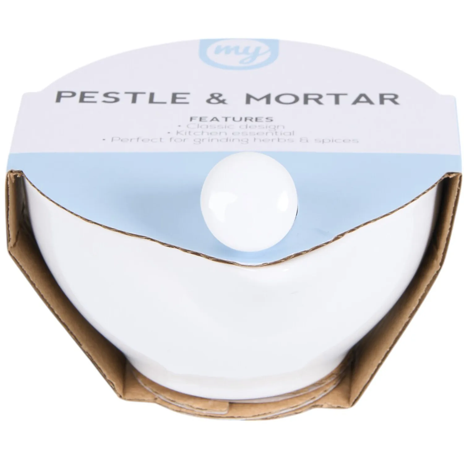 Pestle and Mortar - White