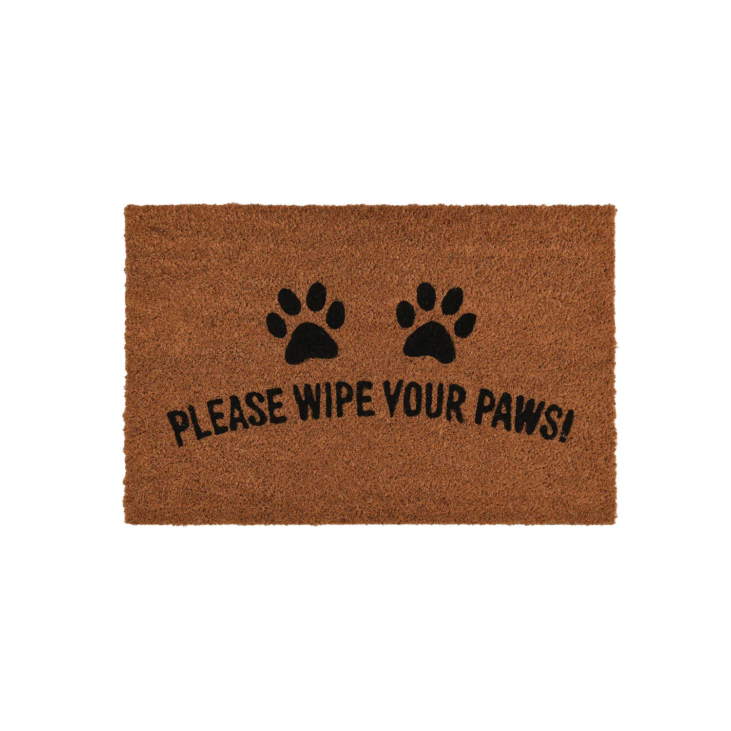 Pet Printed Coir Door Mat - Brown