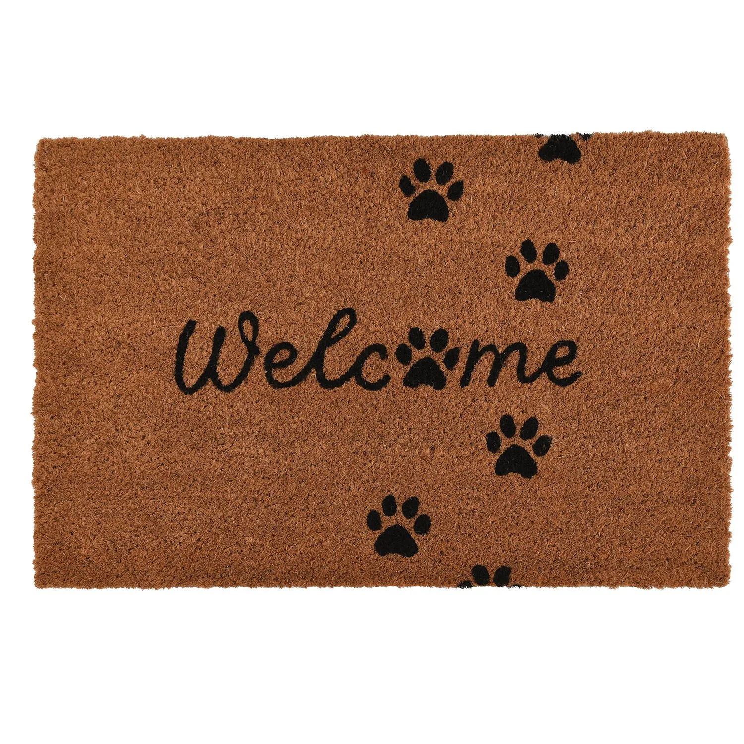 Pet Printed Coir Door Mat - Brown