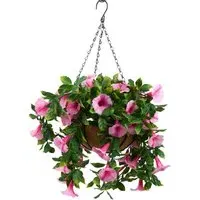 Petunias Hanging Basket - Pink