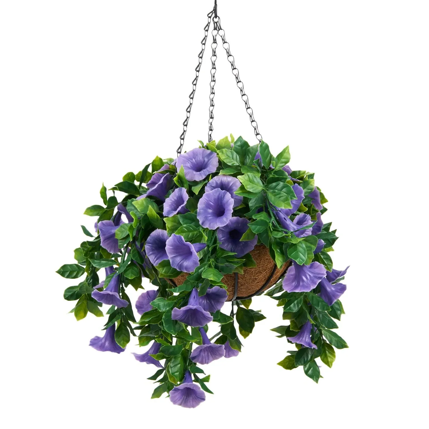 Petunias Hanging Basket - Purple image