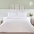 Pimlico Double Satin Stripe Duvet Set - White