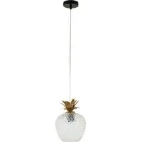 Pineapple Ceiling Fitting - Clear, Gold