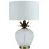 Pineapple Table Lamp - White, Gold