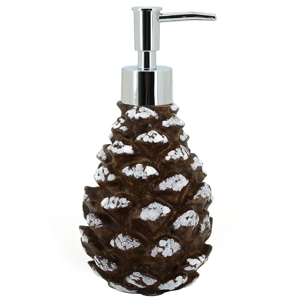 Pinecone Soap Dispenser - Brown image