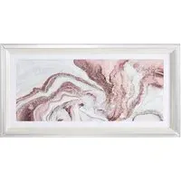 Pink Crush Jewelled Framed Wall Art - Pink