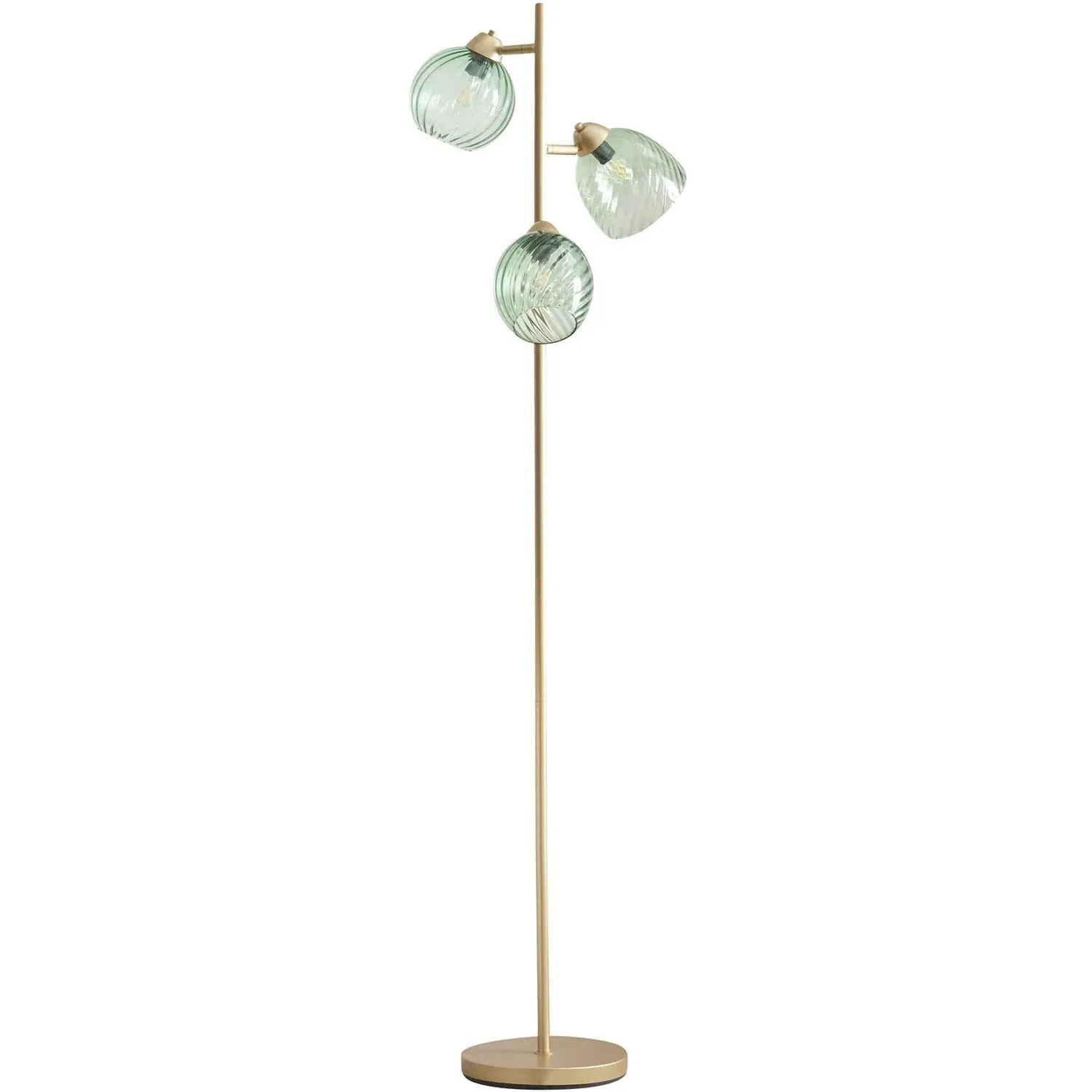 Pippa 3 Light Floor Lamp - Gold