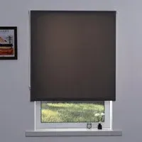 Plain Daylight Roller Blind 180cm - Dark Grey
