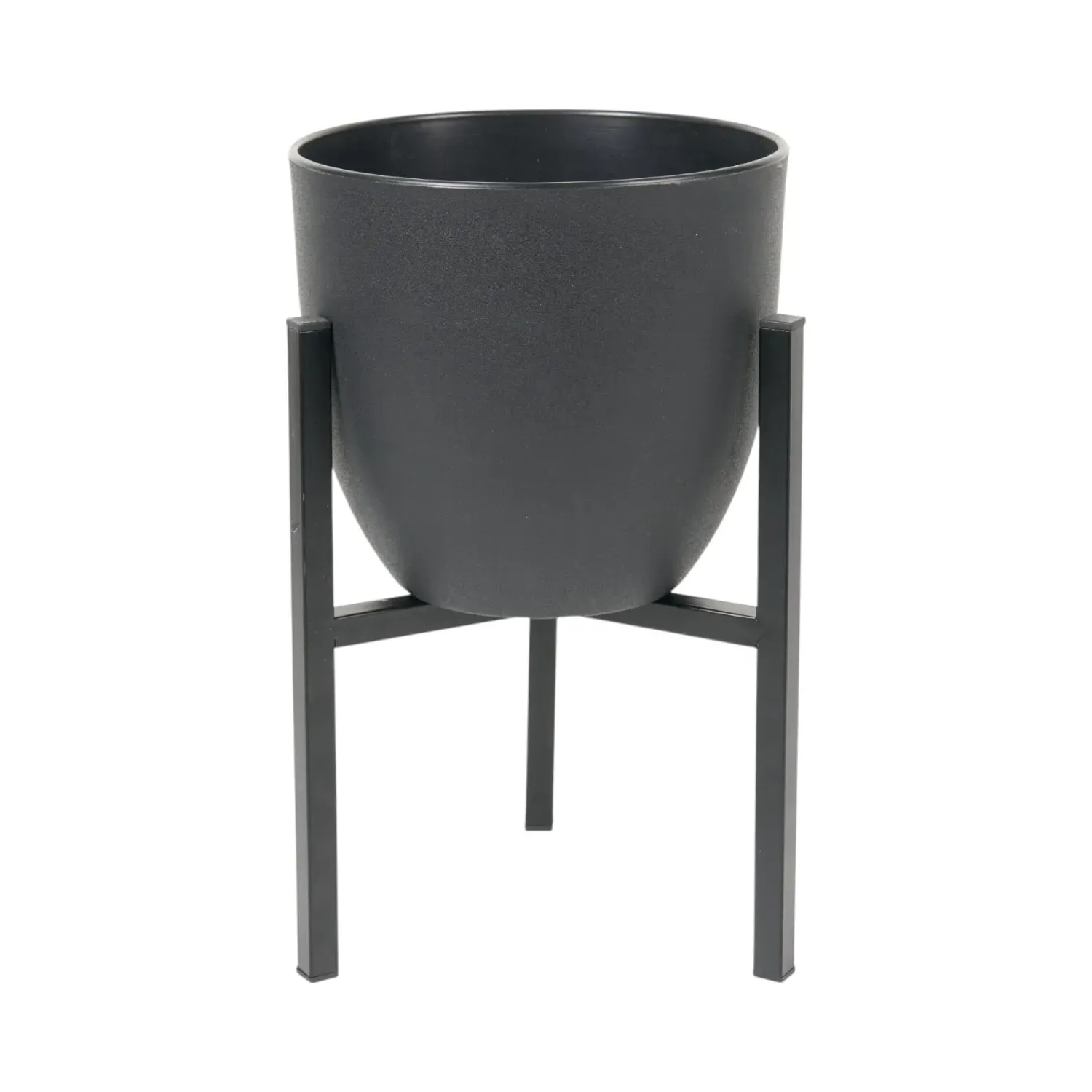 Planter on Stand - Black