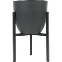 Planter on Stand - Black