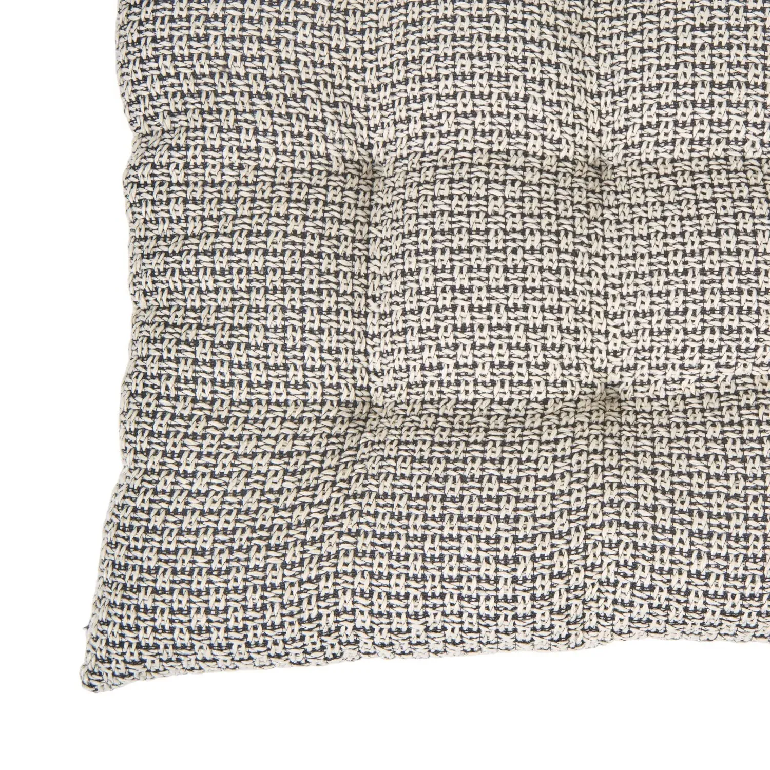 Plush Woven Seat Pad - Black