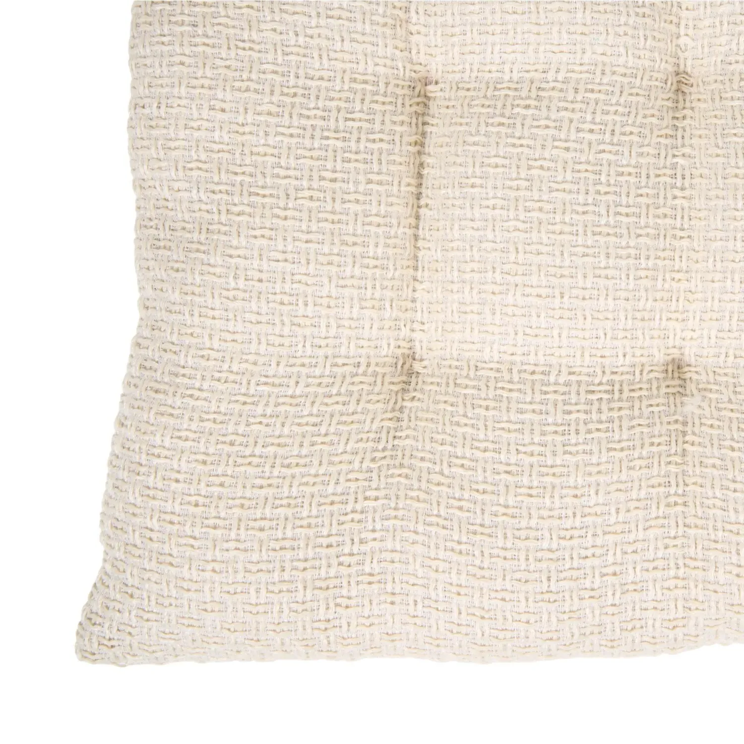 Plush Woven Seat Pad - Cream