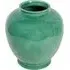 Polly Reactive Glaze Vase - Green