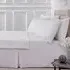 Polycotton Single Valance Sheet - White