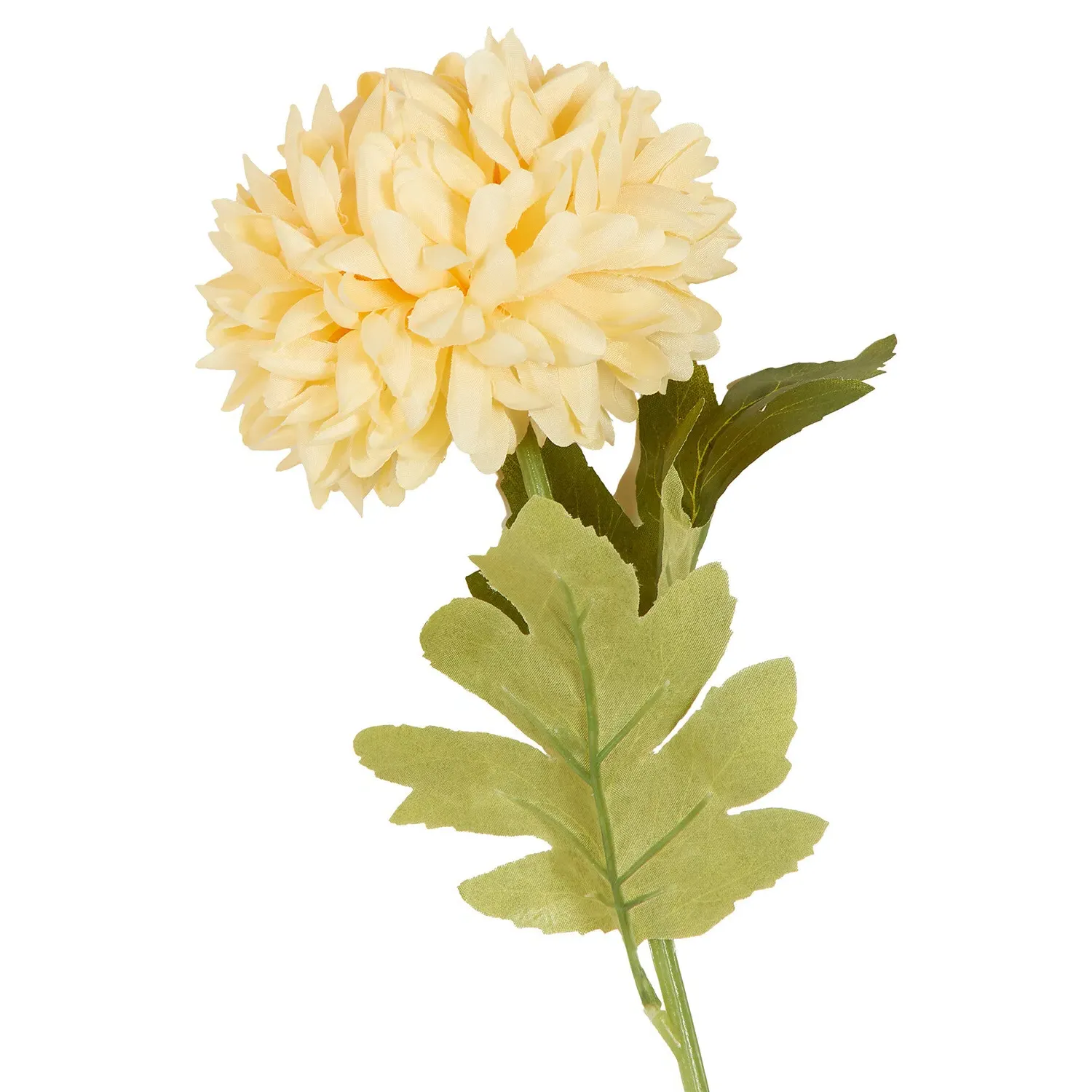 Pom-Pom Artificial Flower - Lemon