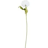 Pom-Pom Artificial Flower - White