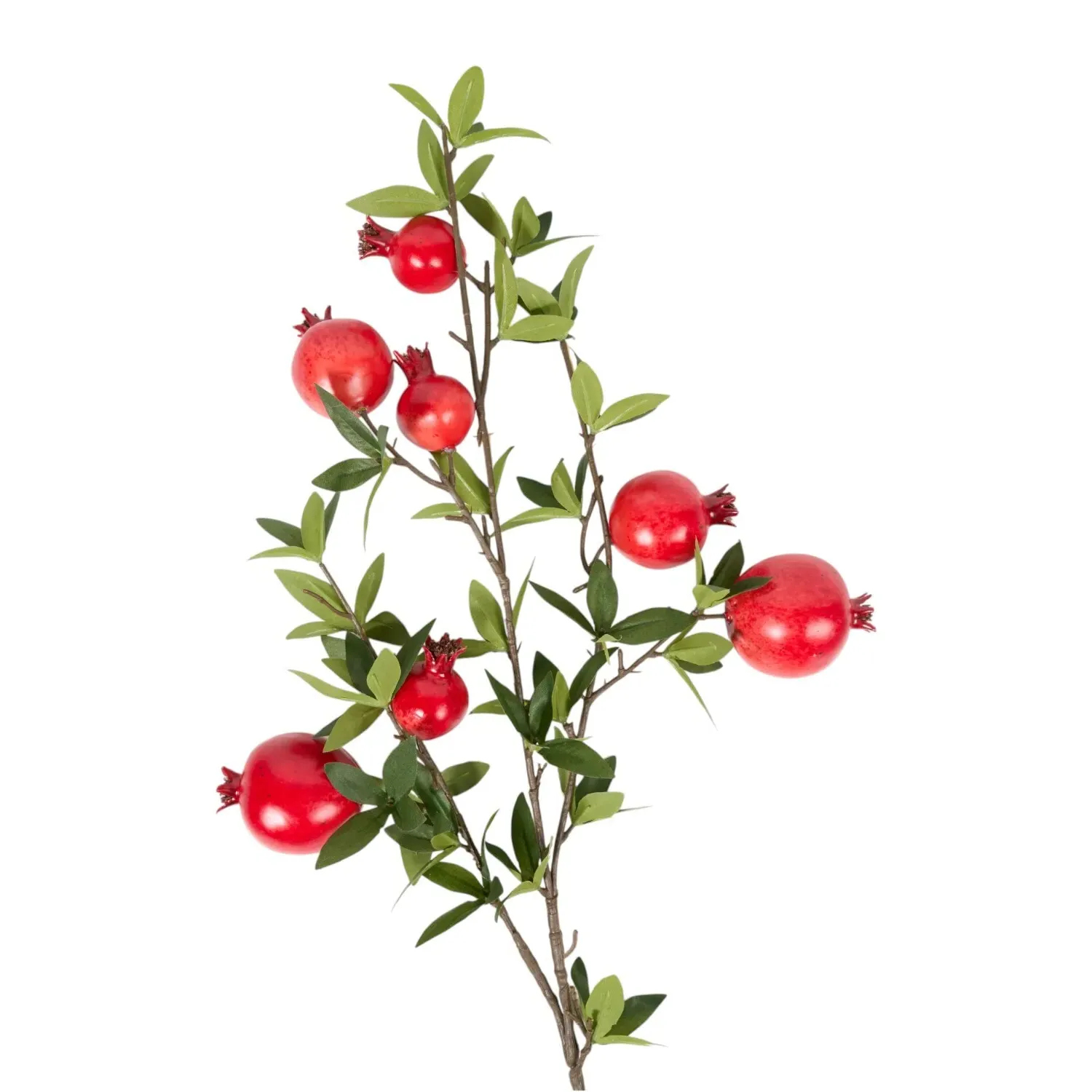 Pomegranate Decorative Spray - Red