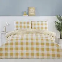 Portland Check Double Duvet Set