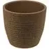 Porto Wiped 12cm Planter - Brown, Ceramic