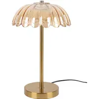 Posey Floral Table Lamp - Amber, Glass