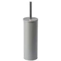 Powder Coated Toilet Brush Holder - Silver