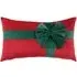 Present Shaped Cushion with Bow - Red