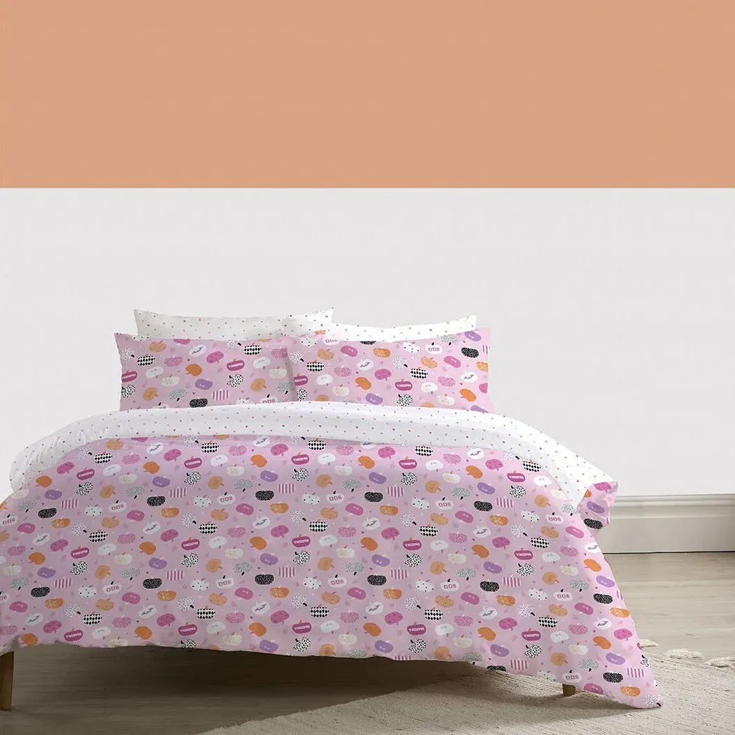 Pretty Pumpkins Single Duvet Set - Multicolour image