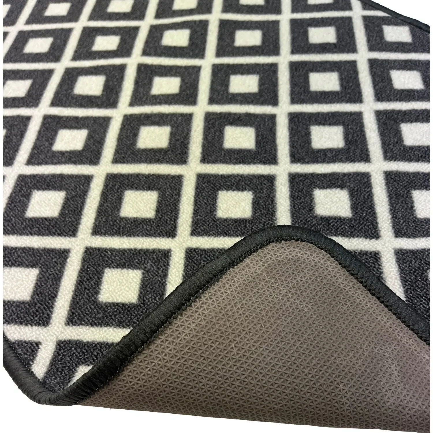 Printed Hallway Runner - Brown