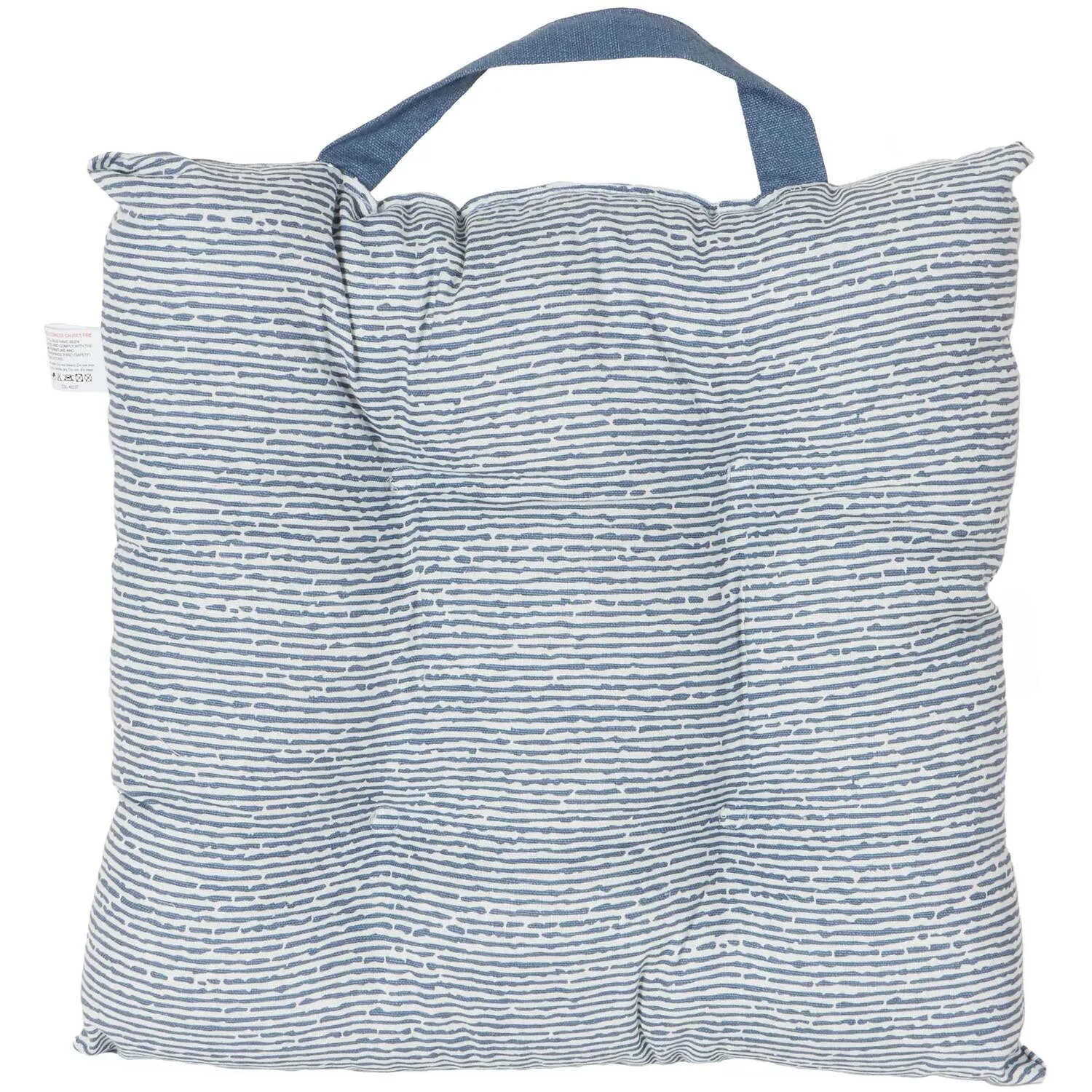 Printed Seat Pad - Blue