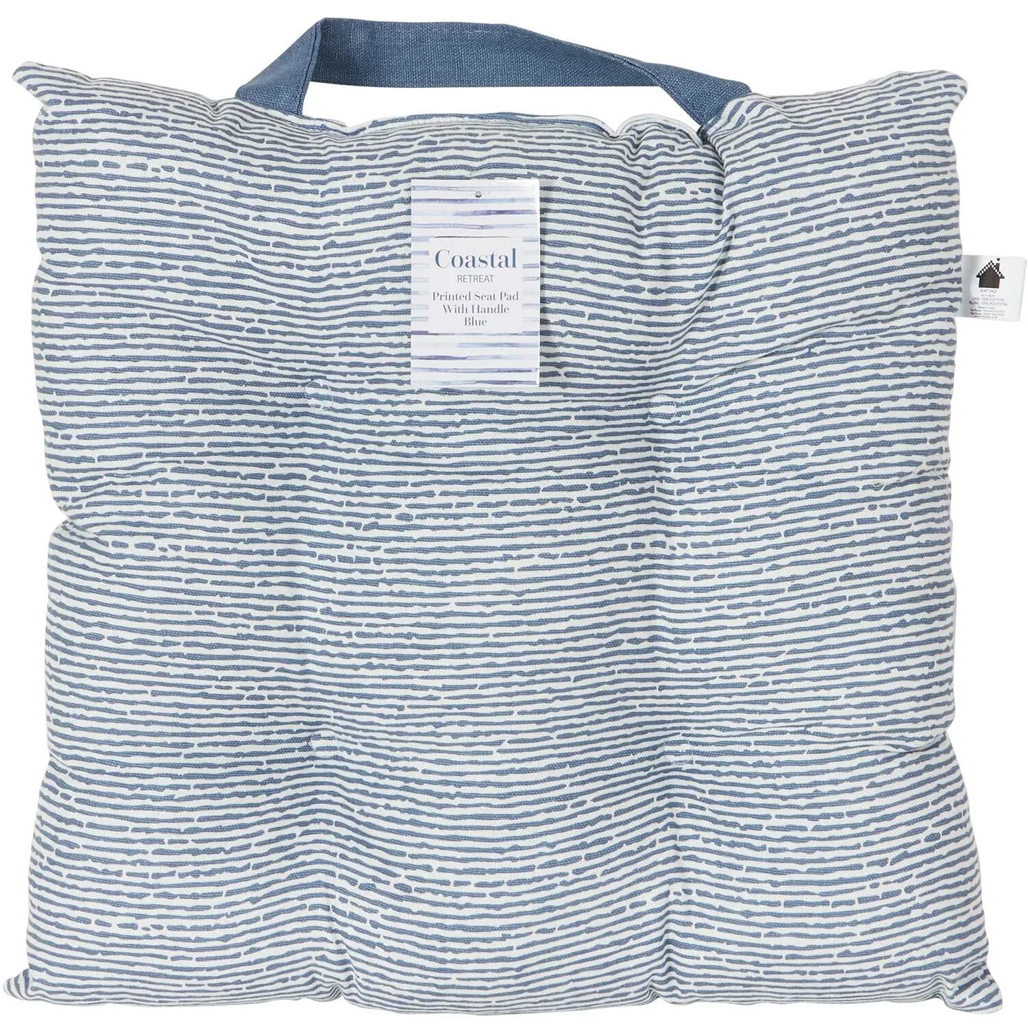 Printed Seat Pad - Blue