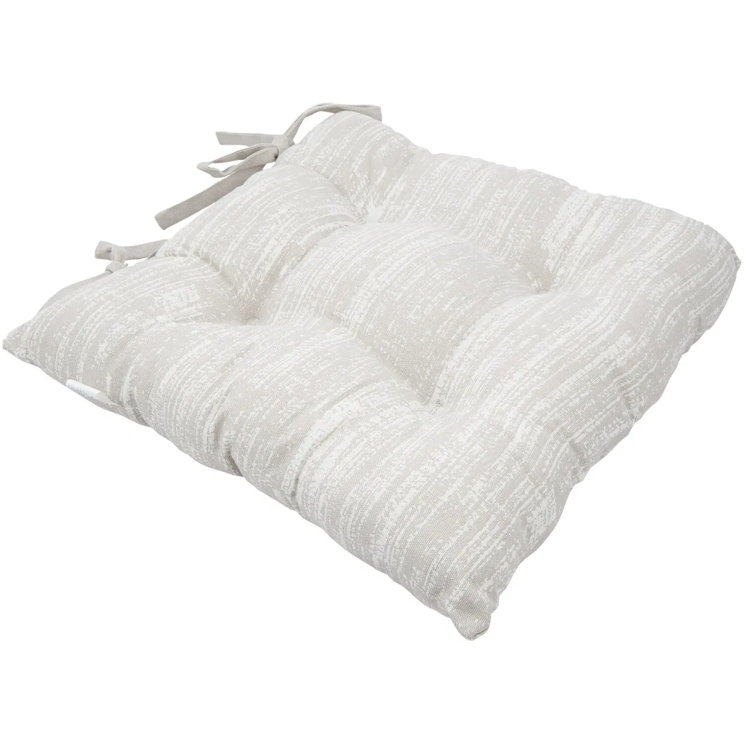 Printed Seat Pad - Grey