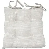 Printed Seat Pad - Grey