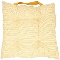 Printed Seat Pad with Handle - Yellow