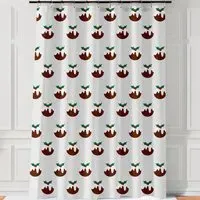 Puddings PEVA Shower Curtain - White