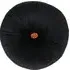 Pumpkin Embellished Cushion - Black
