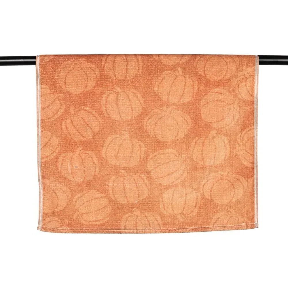 Pumpkin Hand Towel - Orange, Cotton image