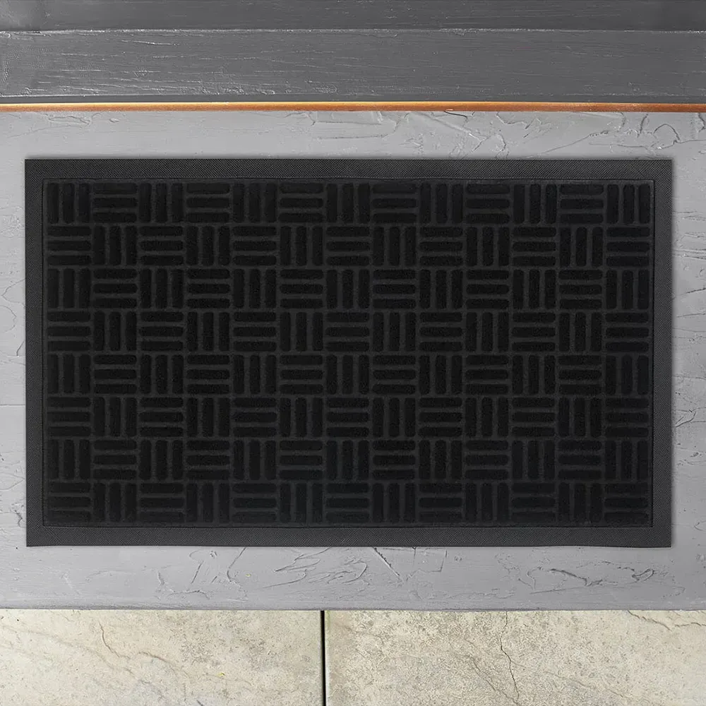 PVC Backed Scraper Mat - Black