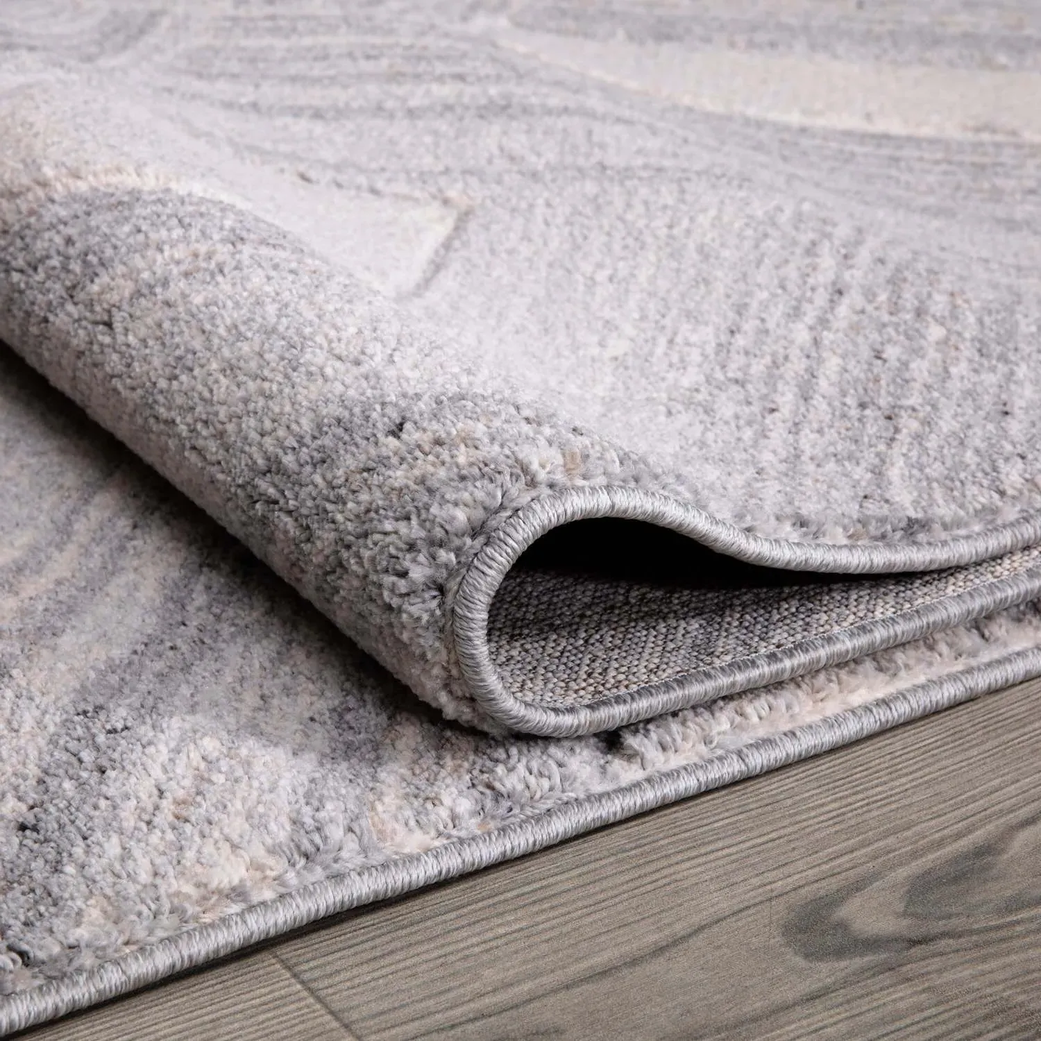 Pyzm 120cm Rug - Light Grey