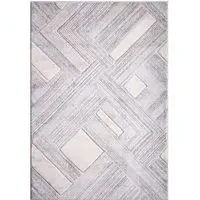 Pyzm 120cm Rug - Light Grey