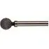 Quartz 120cm Extendable Curtain Pole - Graphite