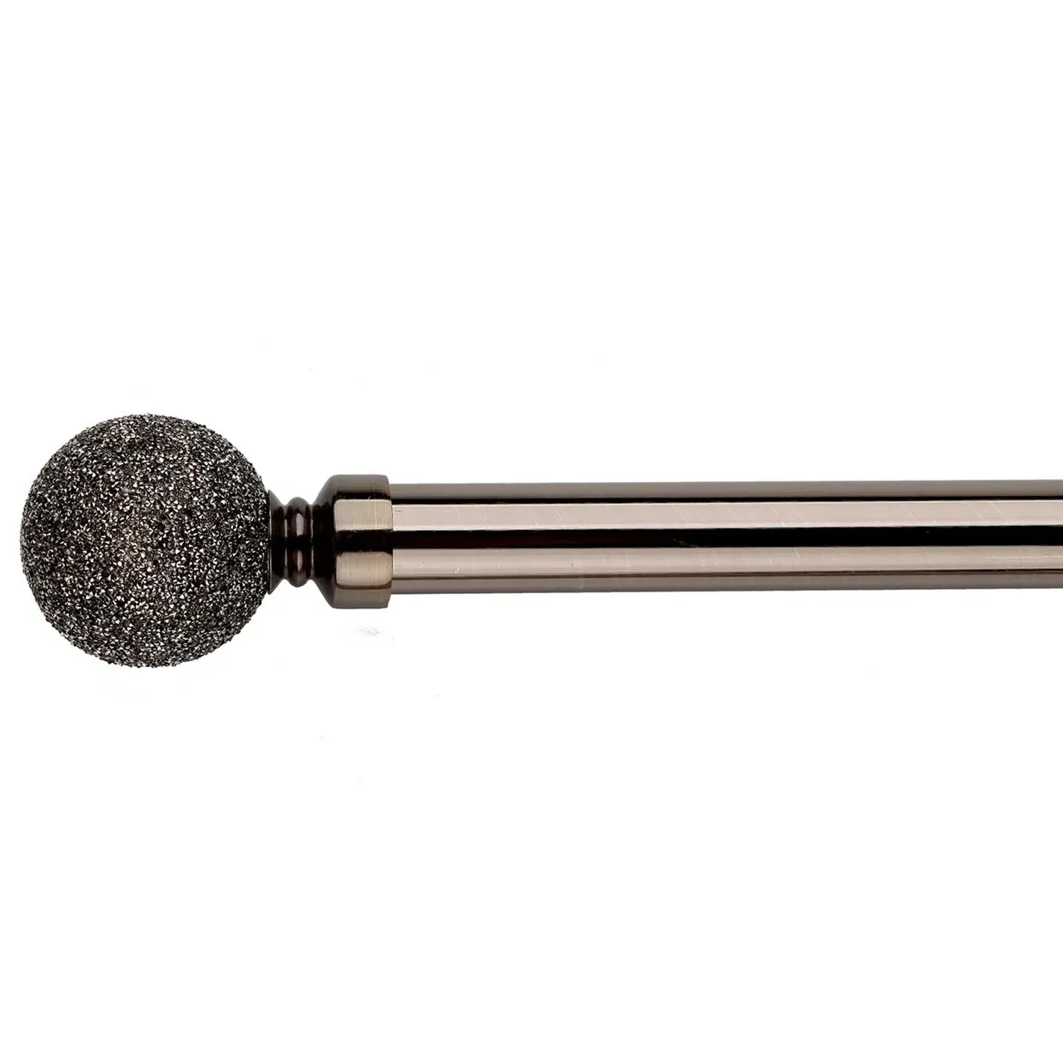Quartz 120cm Extendable Curtain Pole - Graphite