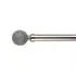 Quartz 120cm Extendable Curtain Pole - Silver