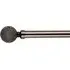 Quartz 170cm Extendable Curtain Pole - Graphite